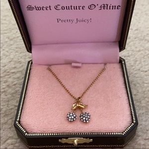 Juicy Couture cherry necklace